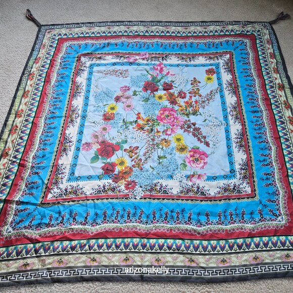 Johnny Was Silk Scarf #14 - Picture 6 of 10